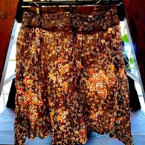 2 skirts size medium women.